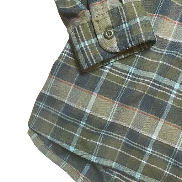 MOUNTAIN HARDWEAR Men's Voyager One Long Sleeve Plaid Shirt Size XXL - Picture 4 of 7